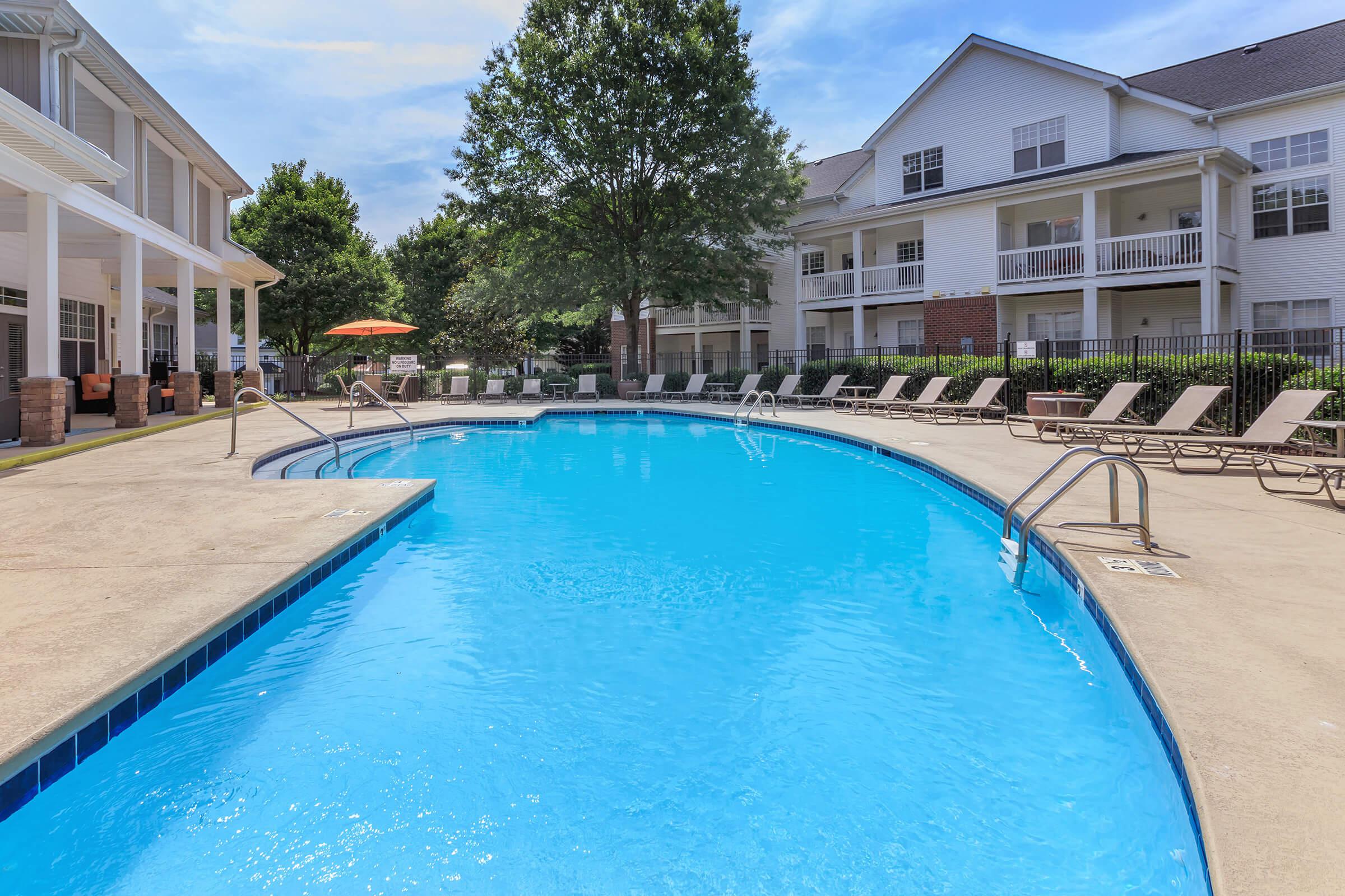a large pool of water