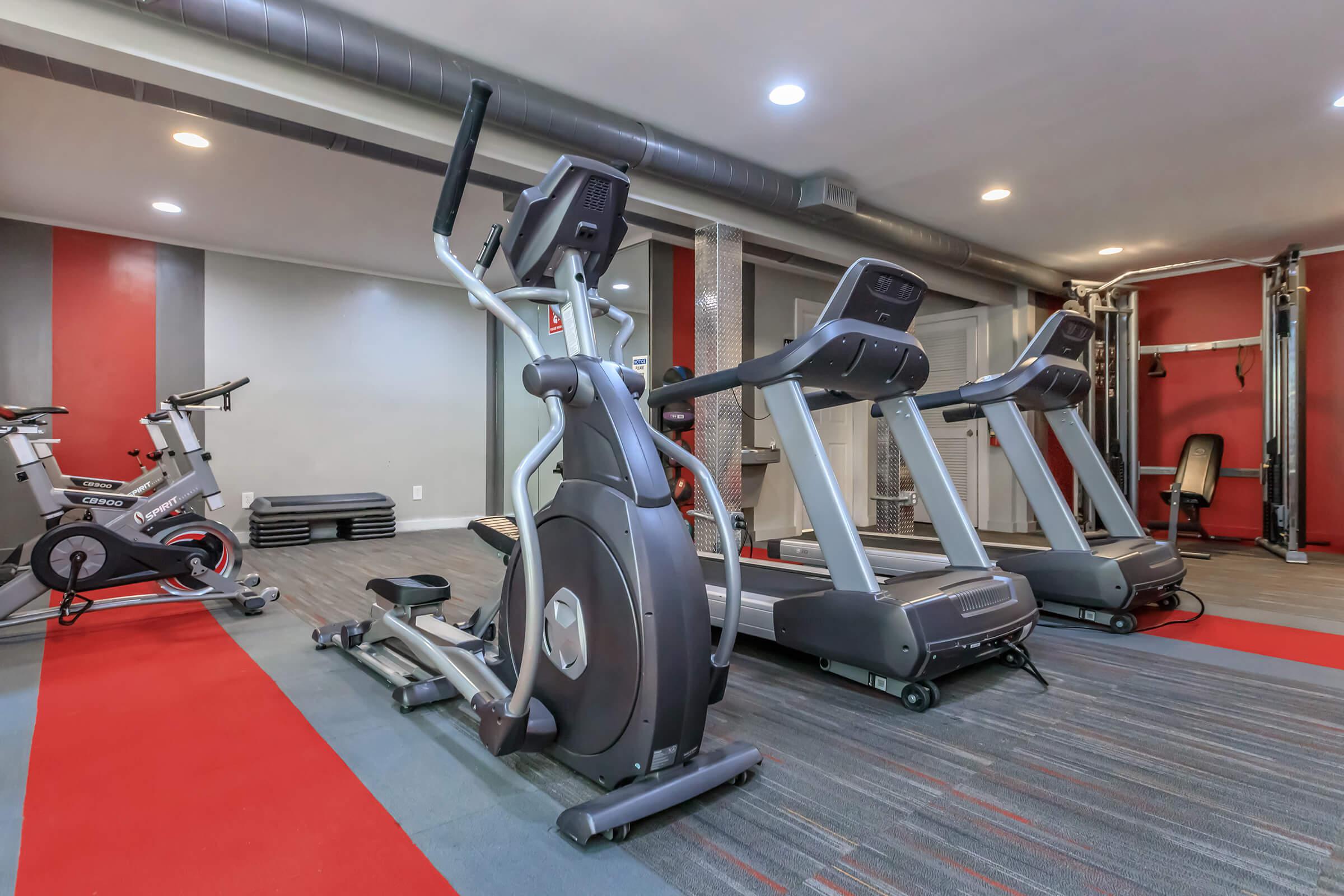 STAY ACTIVE AT THE FITNESS CENTER