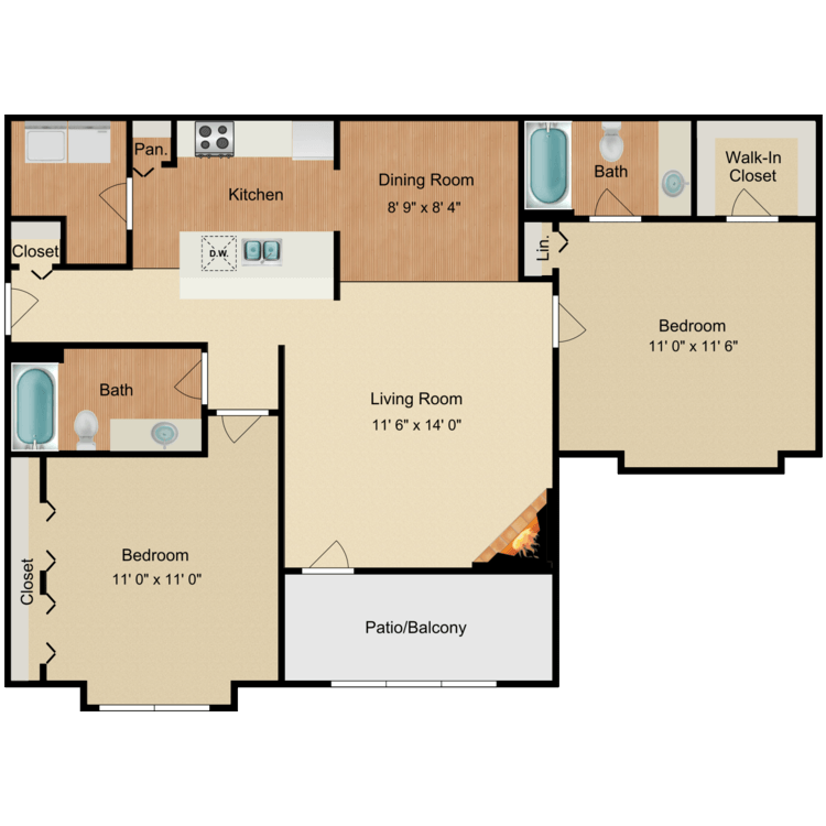 Floor plan image of Green Leaf