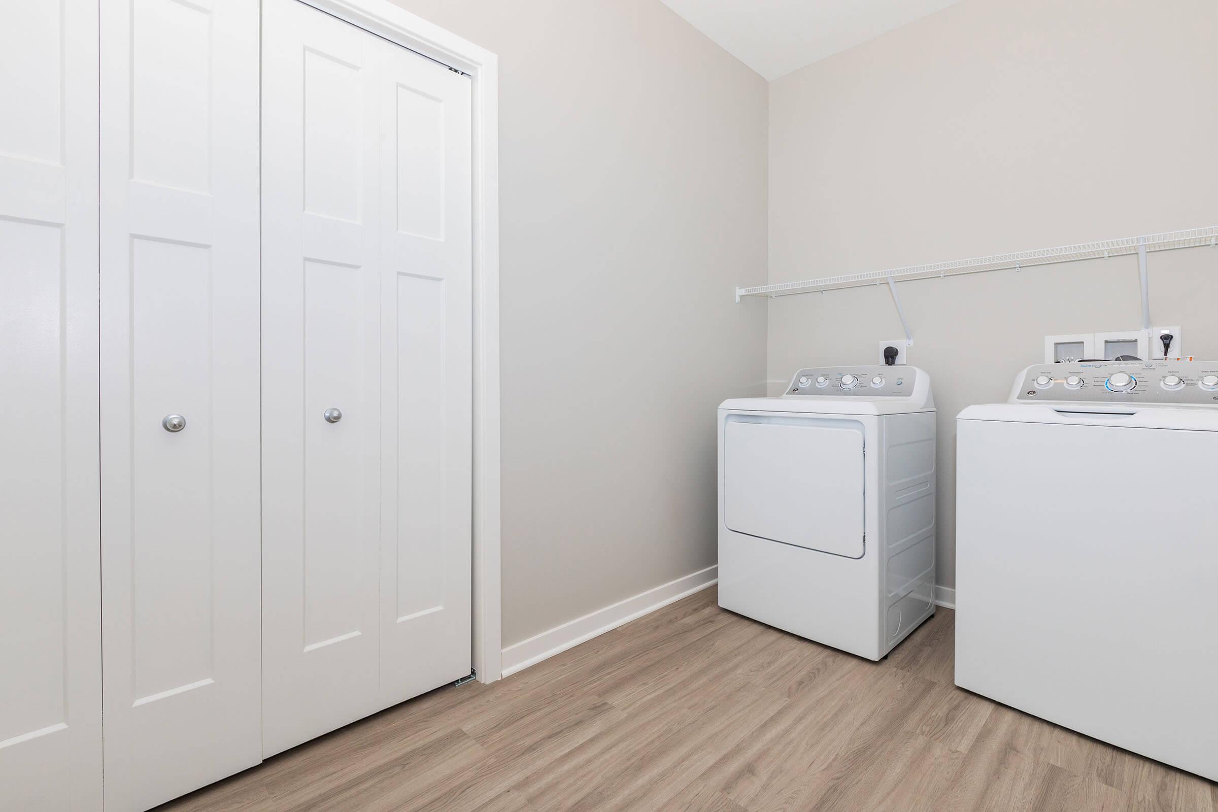 a refrigerator in a room