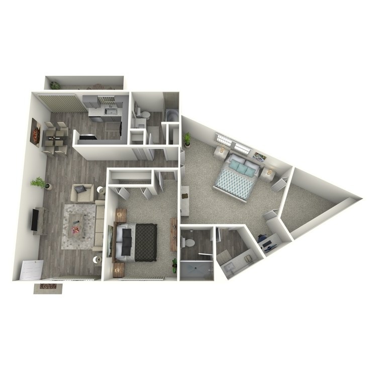 Floor plan image of 2x2 Large Classic