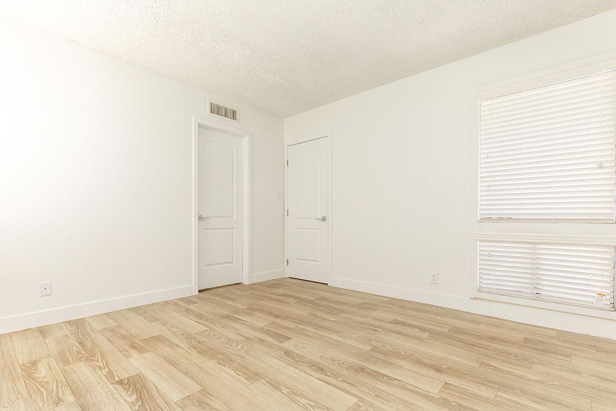 a room with a wooden floor