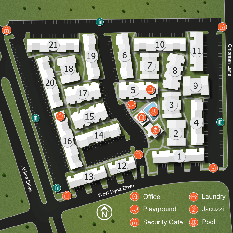We make every effort to make our website accessible to anybody, especially those with disabilities. If you have question in terms of the relative location of an amenity or apartment home, please give us a call.