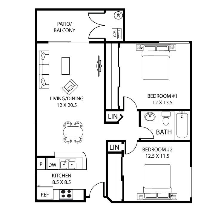 Floor plan image of San Simeon