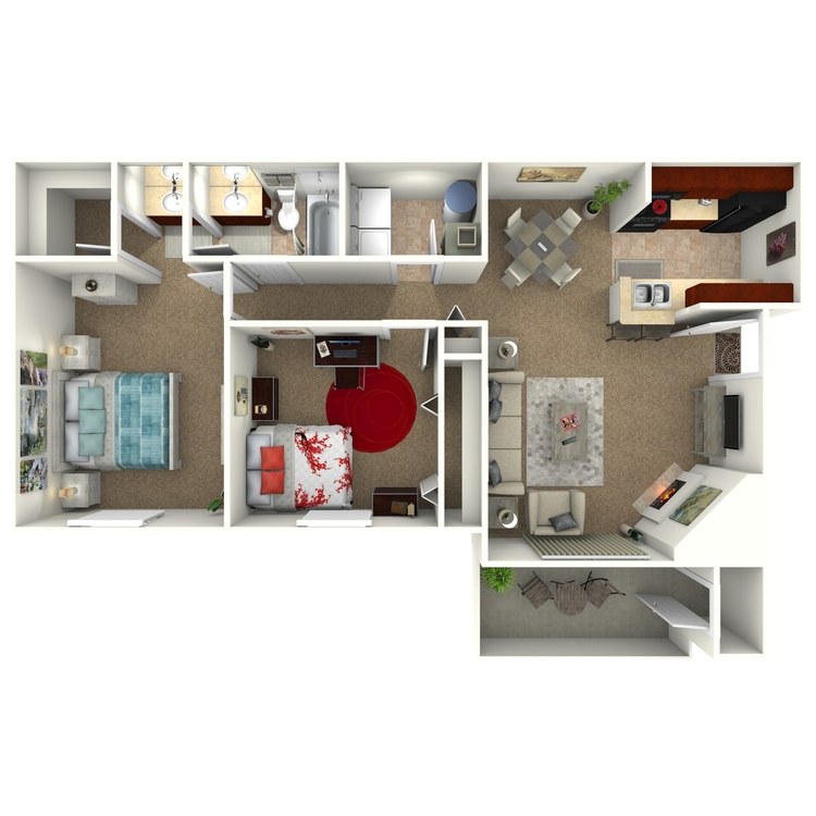 Floor plan image of The Harbor II
