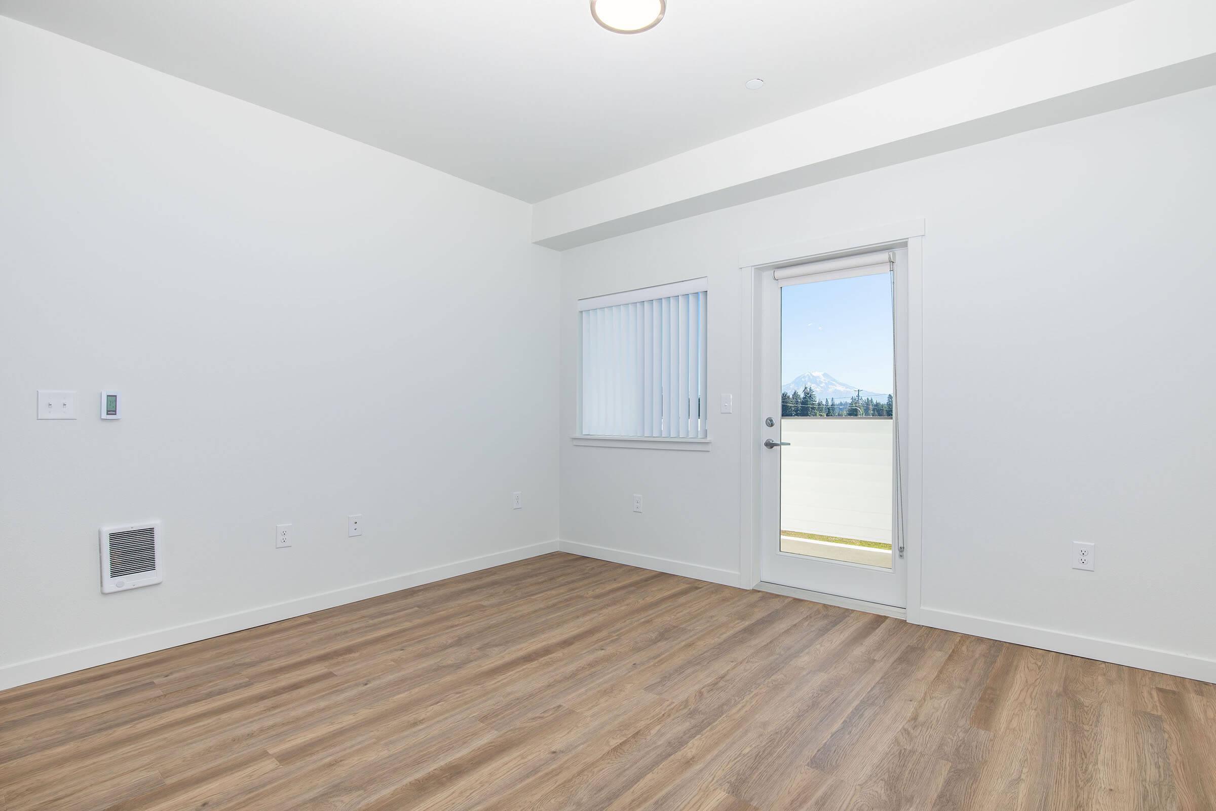 a room with a wooden floor