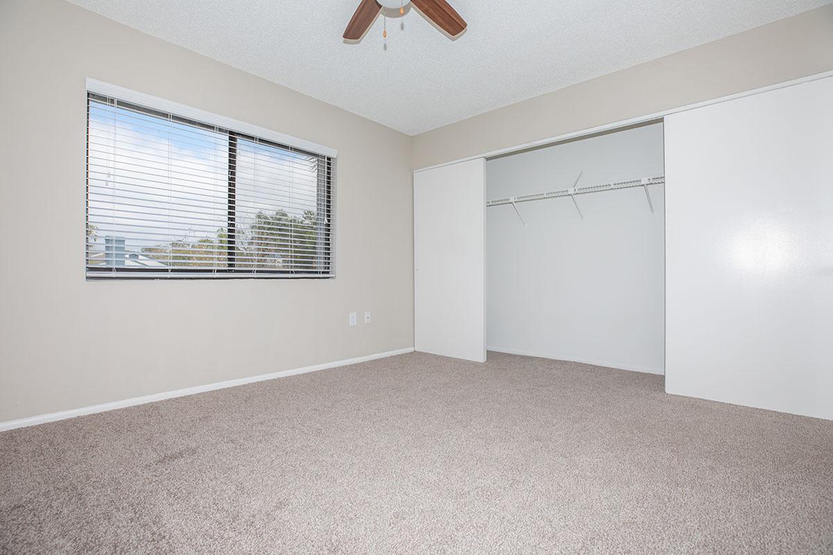 a room with white walls