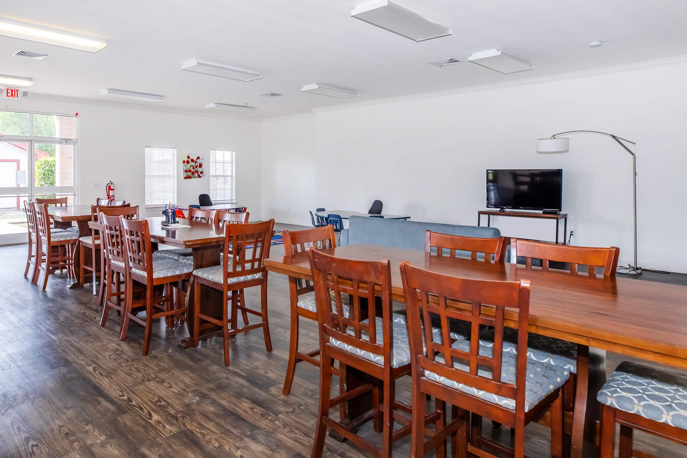 a dining room table