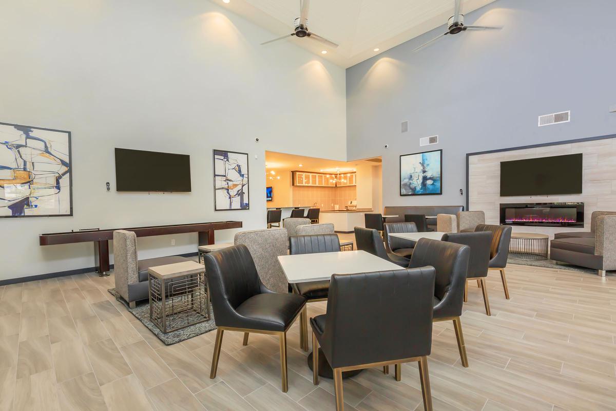 CLUBHOUSE WITH ENTERTAINMENT ROOM, TVS, AND GOURMET KITCHEN
