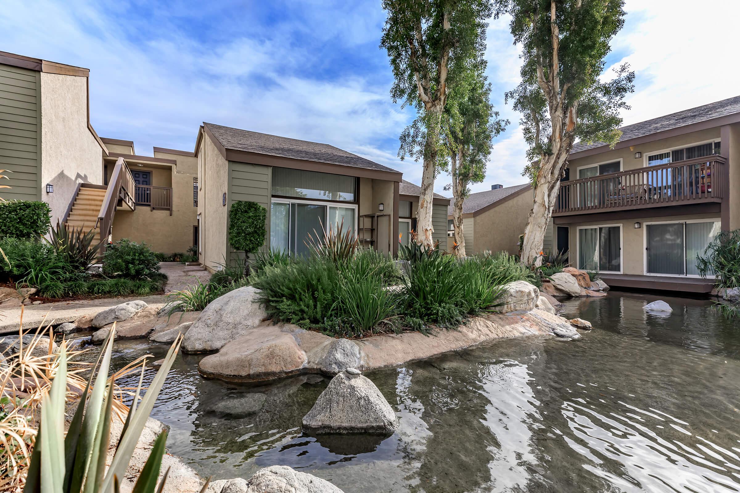 Landscaping at The Lake in Fullerton, CA