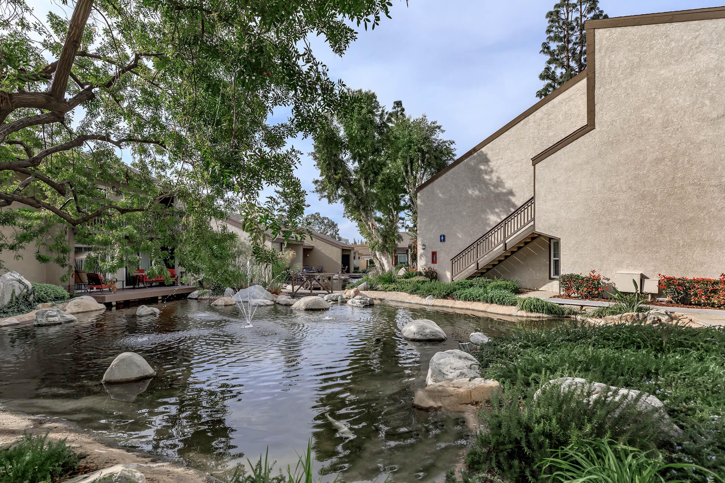 Landscaping at The Lake in Fullerton, CA