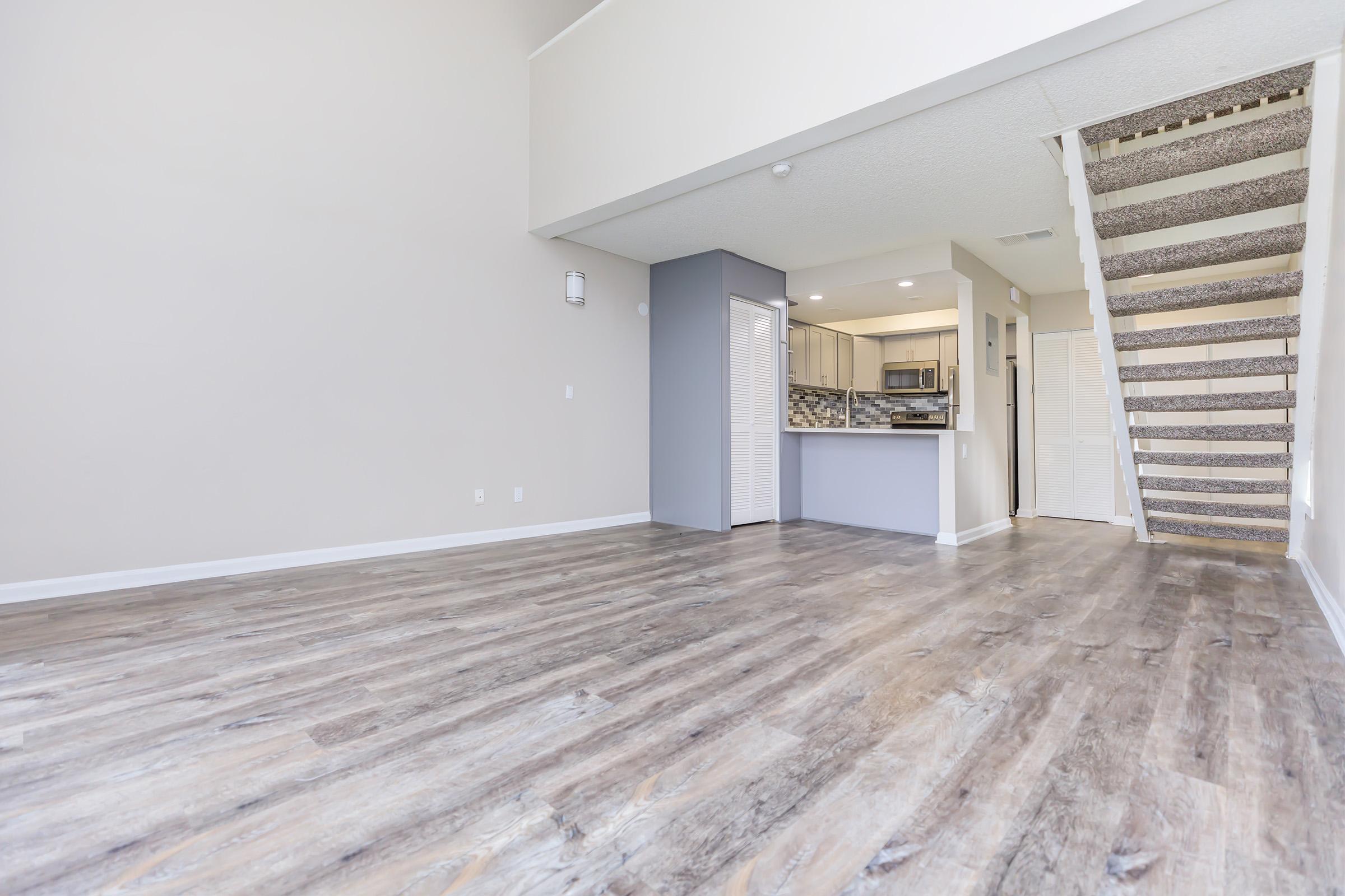 a building with a wooden floor