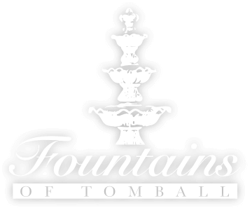 Fountains of Tomball ebrochure logo