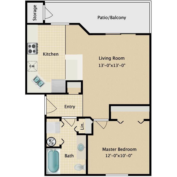 Floor plan image of A2