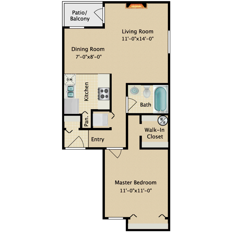 Floor plan image of A3