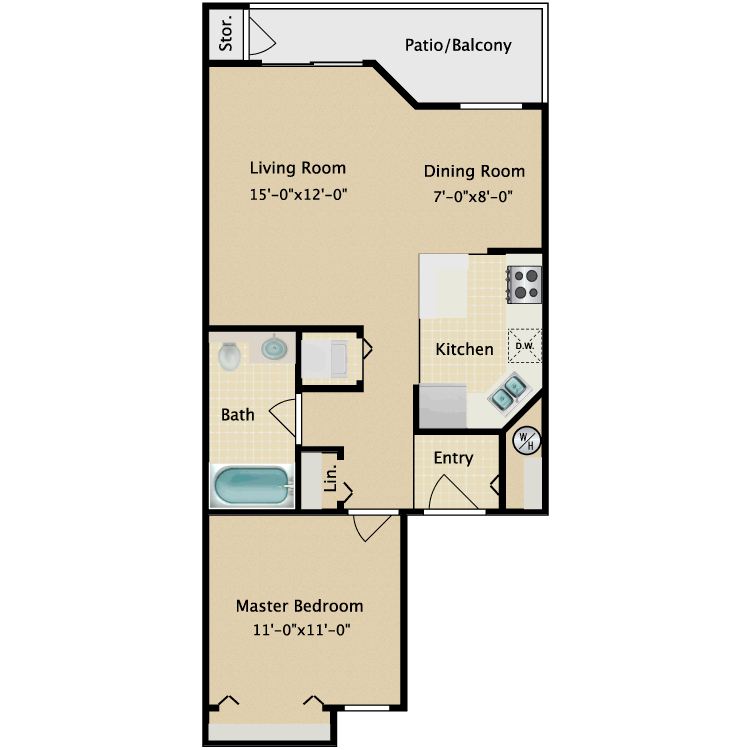 Floor plan image of A4