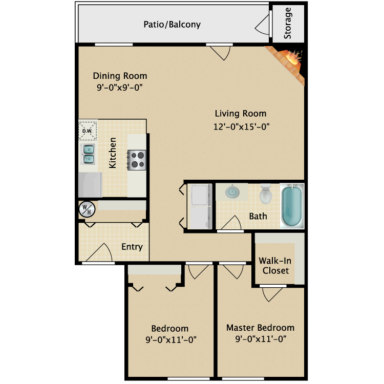 Floor plan image of B2