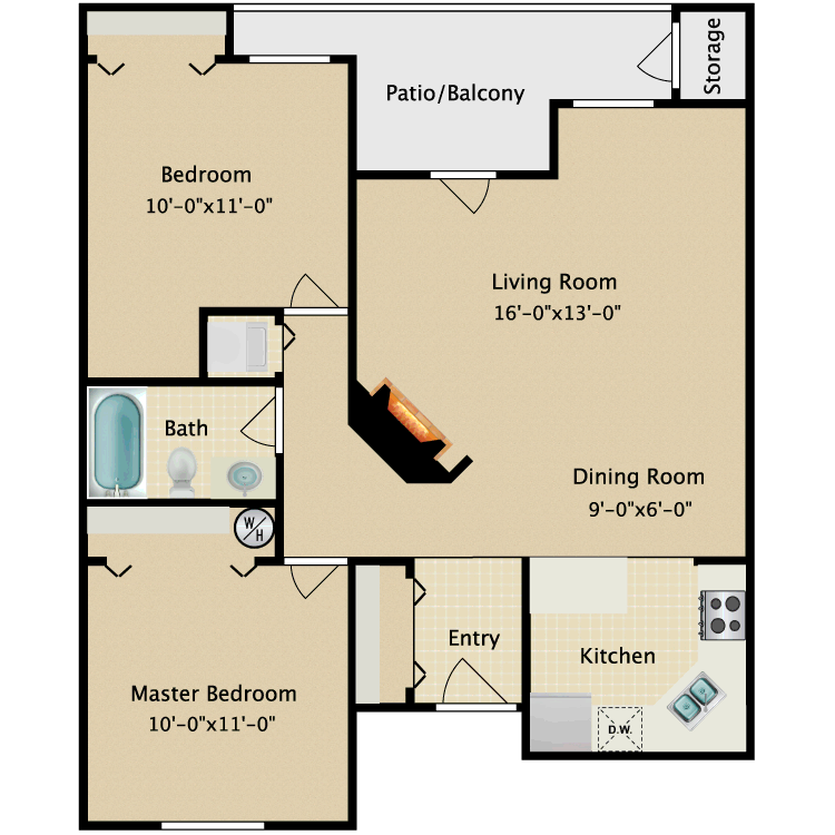 Floor plan image of B3