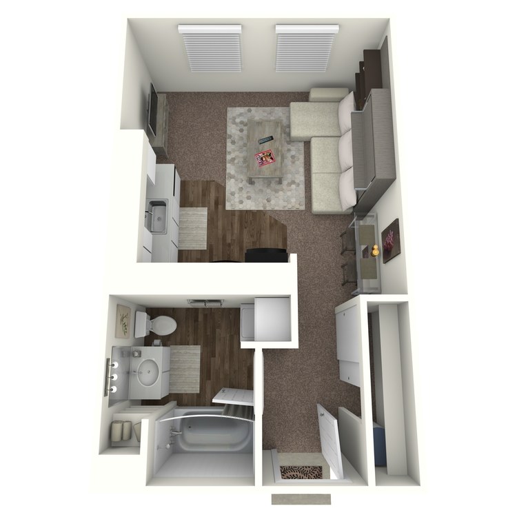 Floor plan image of Studio A