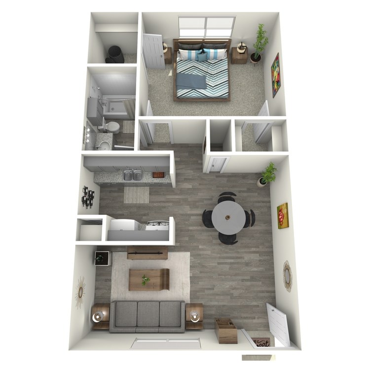 Floor plan image of B