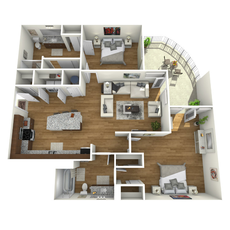Floor plan image of Van Gogh