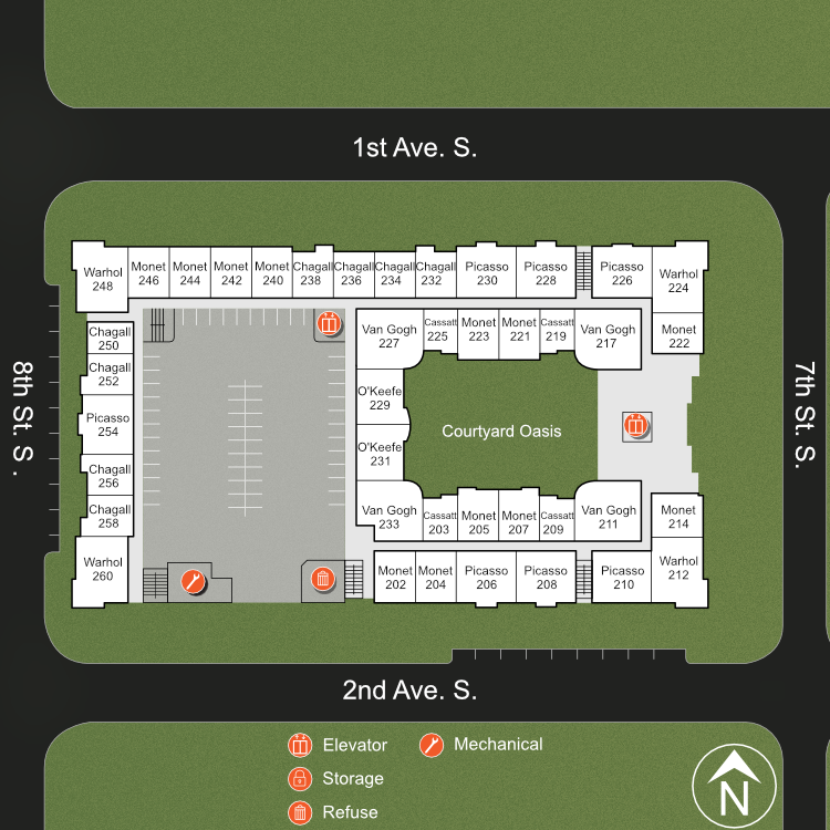 We make every effort to make our website accessible to anybody, especially those with disabilities. If you have question in terms of the relative location of an amenity or apartment home, please give us a call.