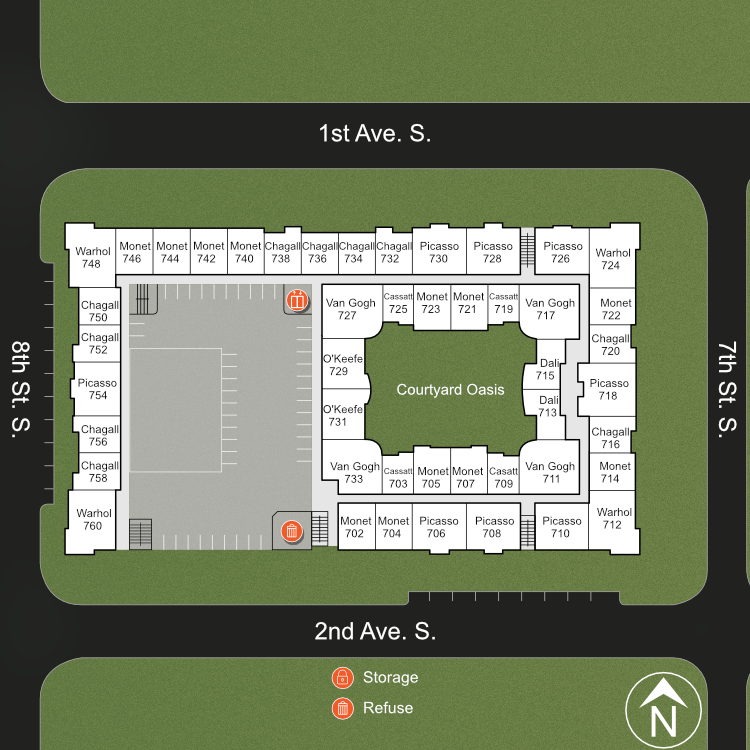 We make every effort to make our website accessible to anybody, especially those with disabilities. If you have question in terms of the relative location of an amenity or apartment home, please give us a call.
