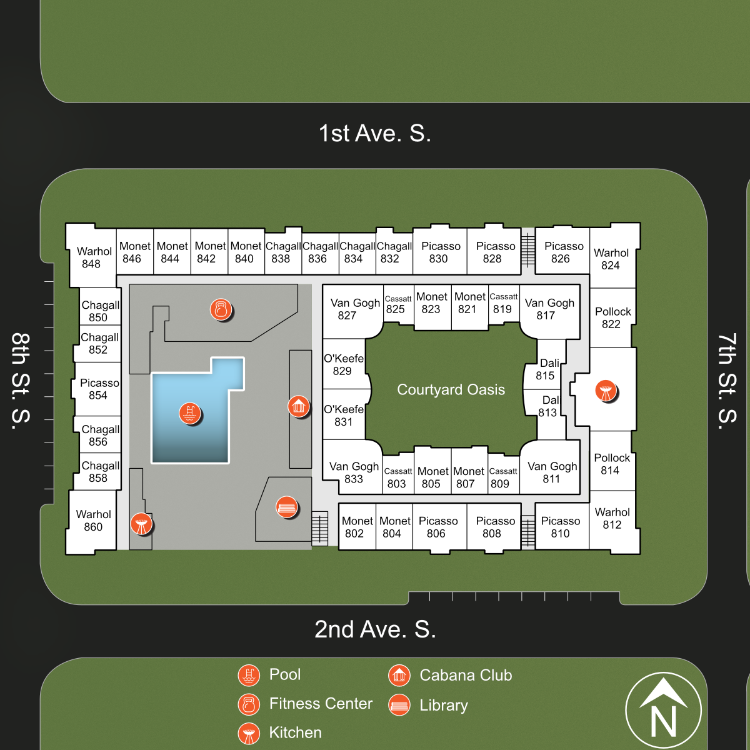 We make every effort to make our website accessible to anybody, especially those with disabilities. If you have question in terms of the relative location of an amenity or apartment home, please give us a call.