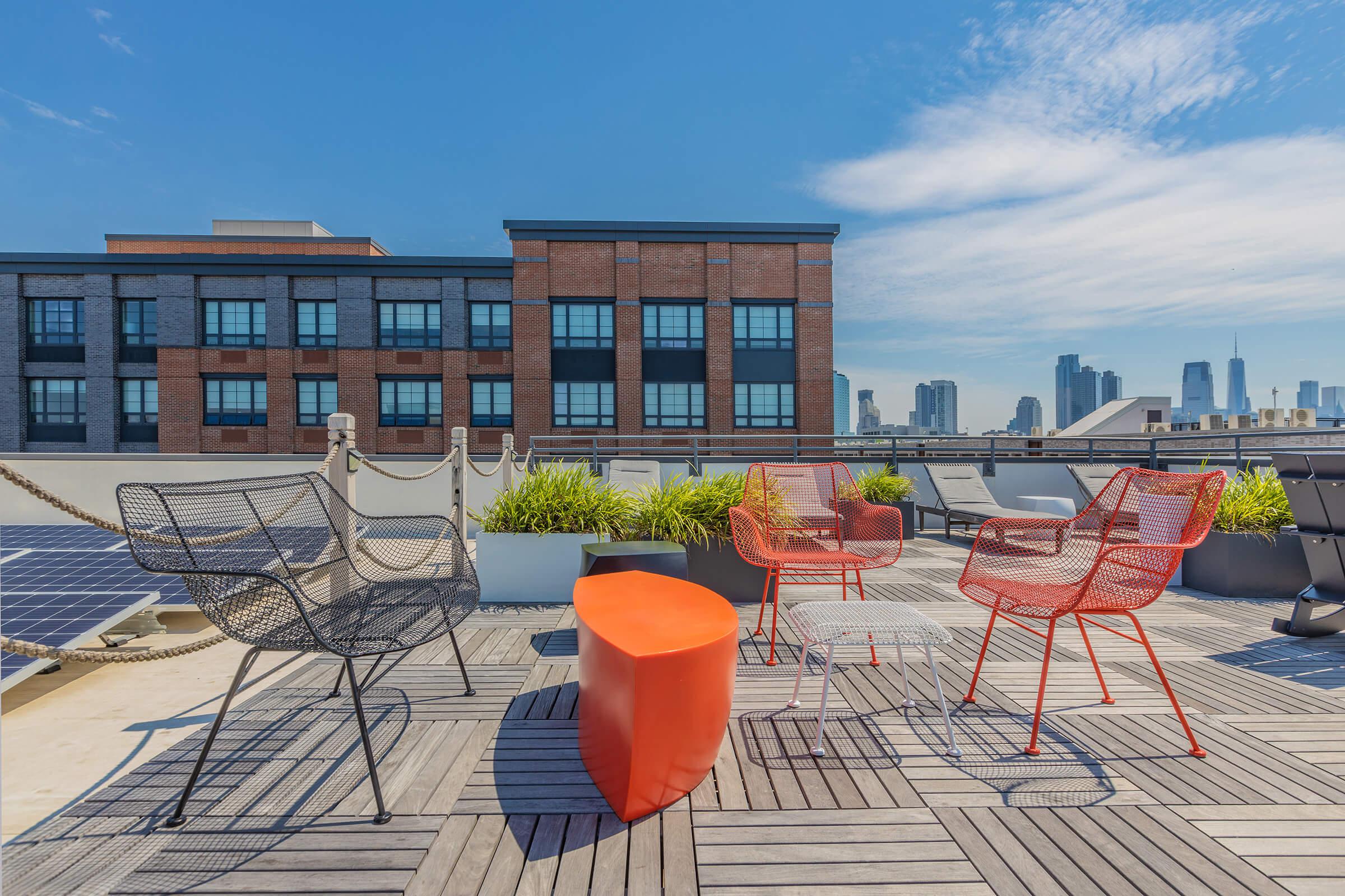  Roof Deck with Views of Manhattan Skylines