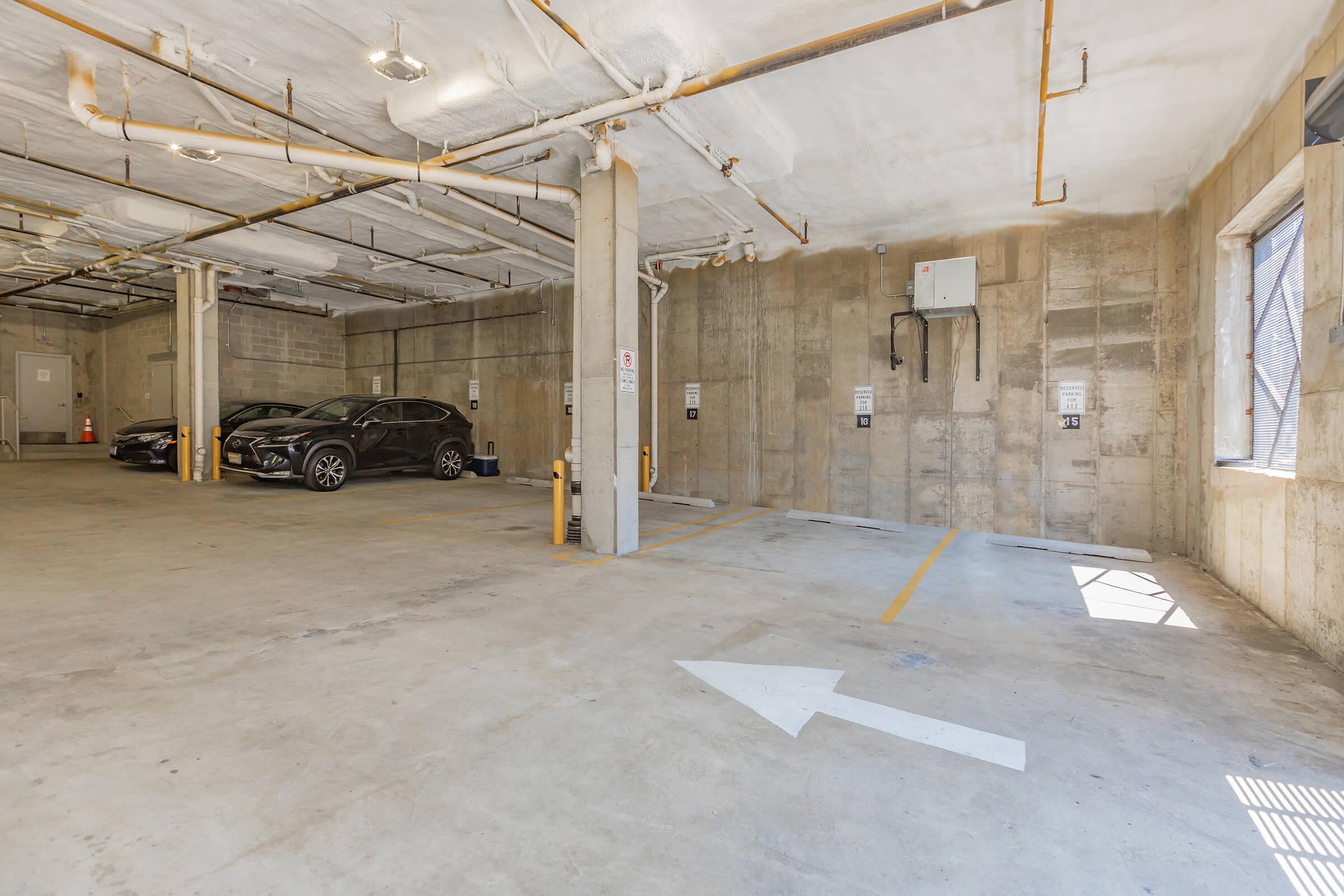 the inside of a building