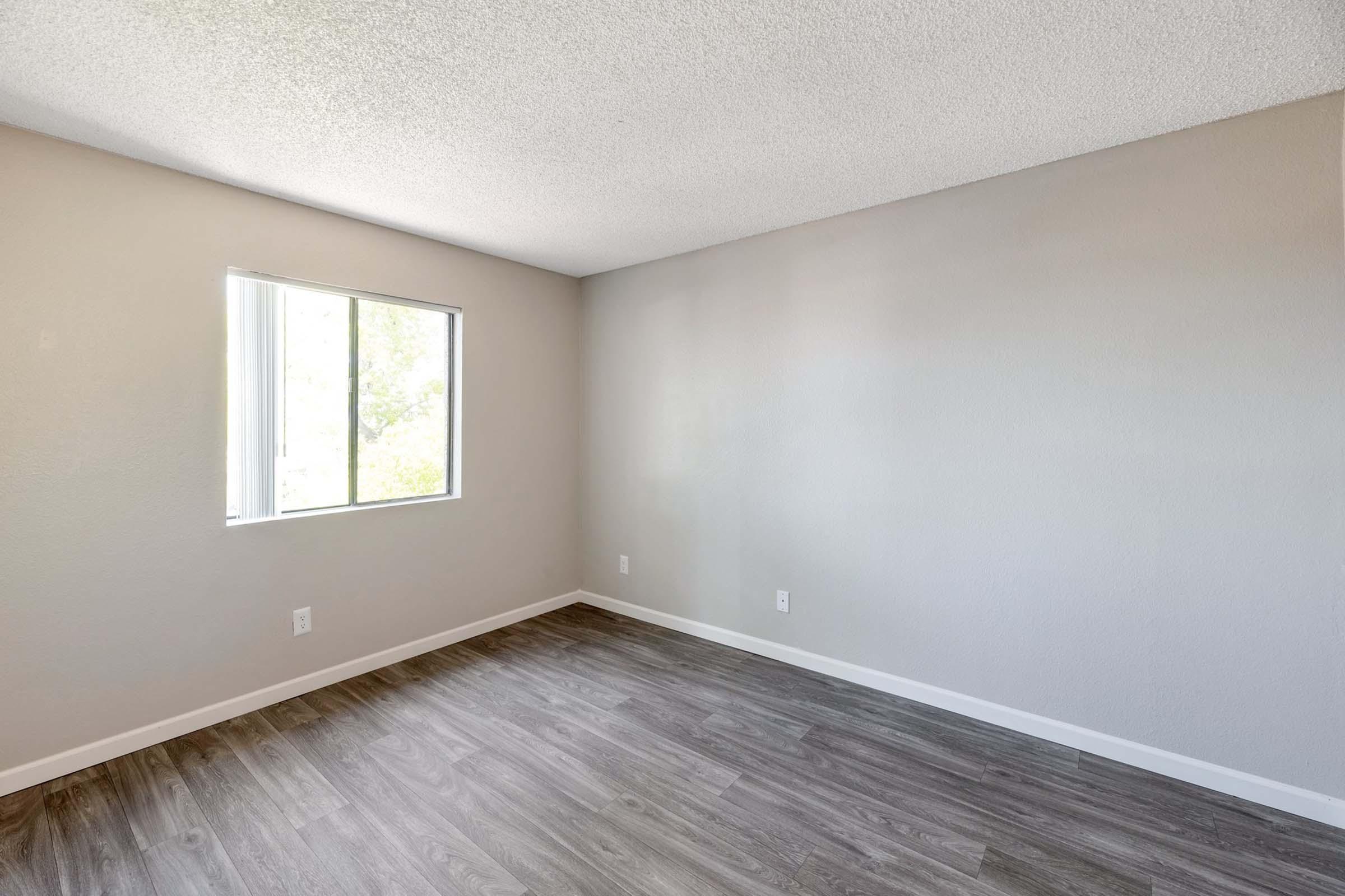 a room with a wooden floor