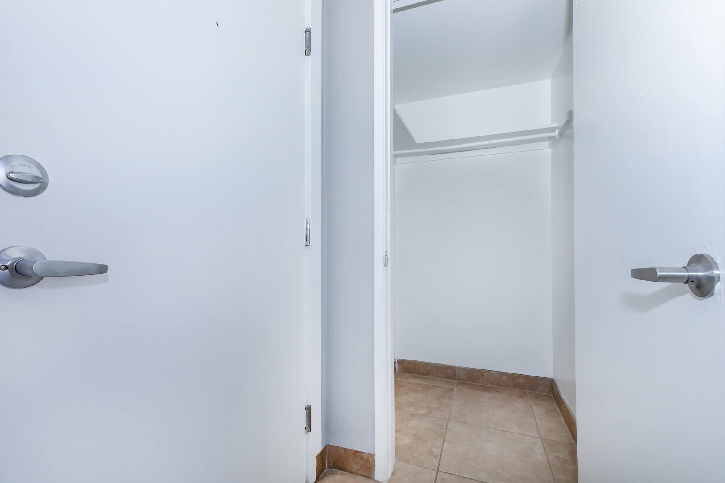 a refrigerator in a room