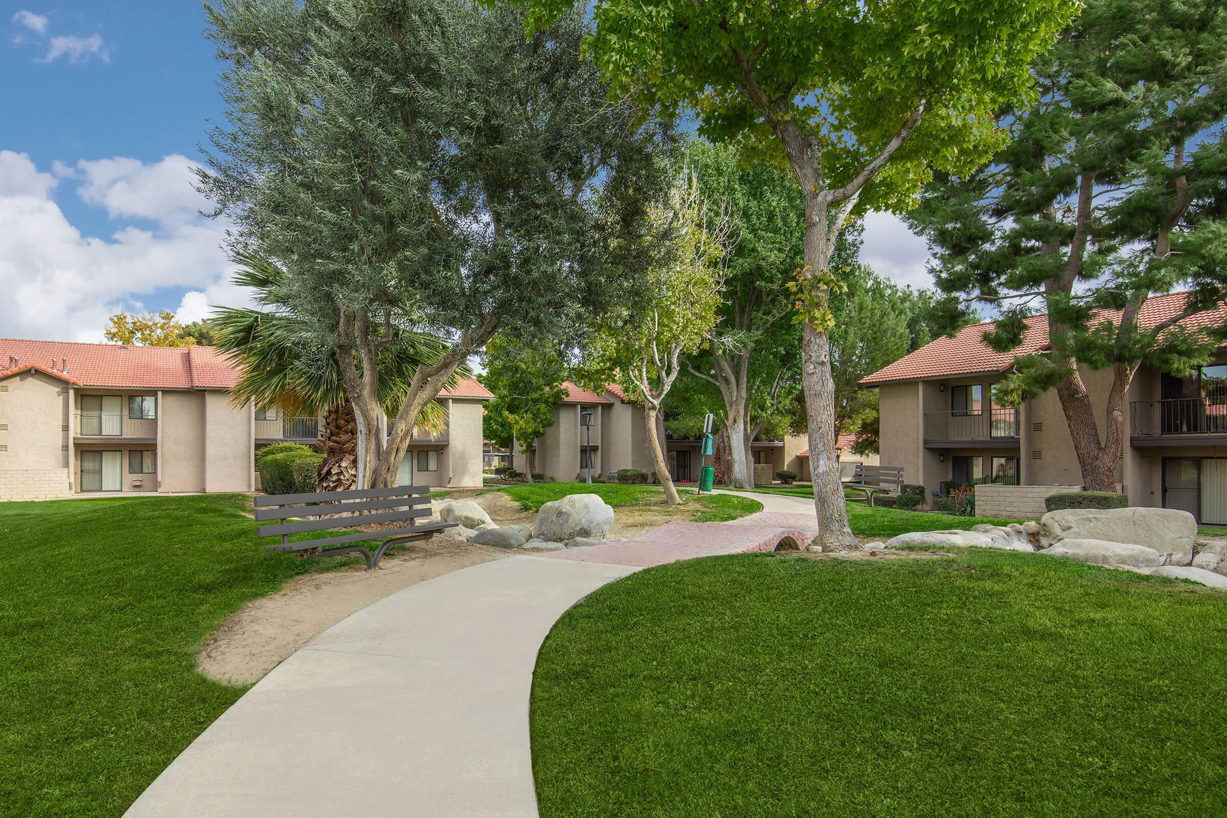 a large lawn in front of a house