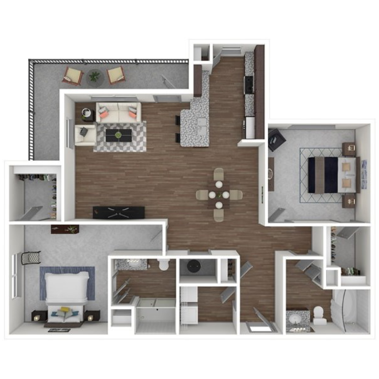 The McDermott floor plan