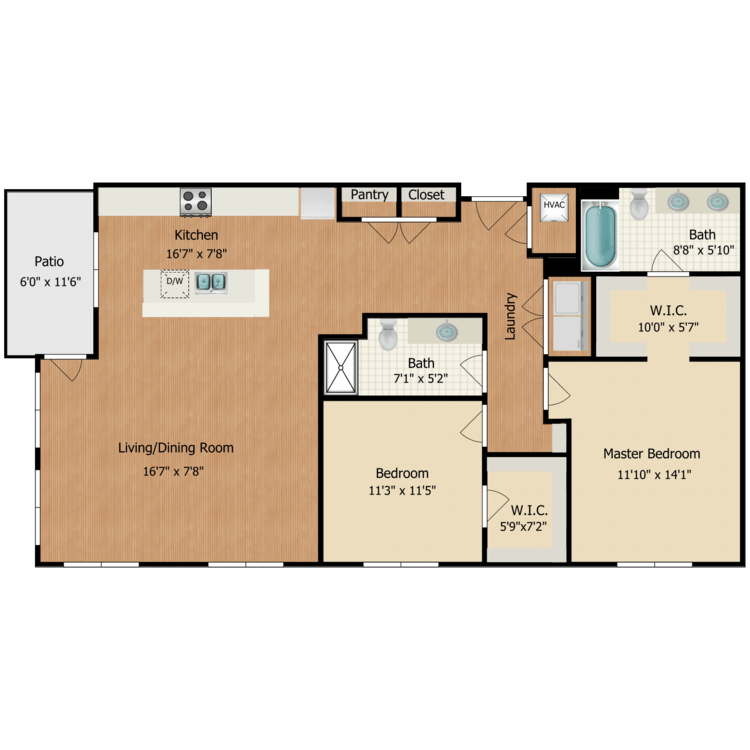 Victoria floor plan image