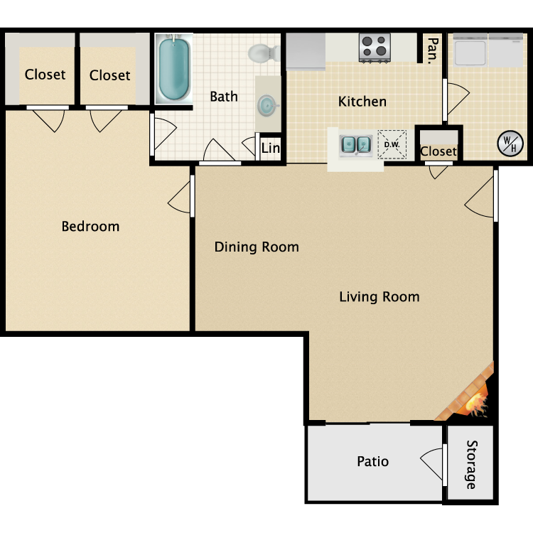 Floor plan image of Waldorf
