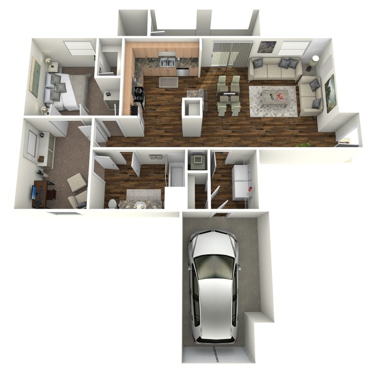 Floor plan image of Viognier + Den