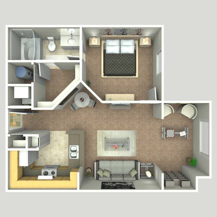 Floor plan image of Messina