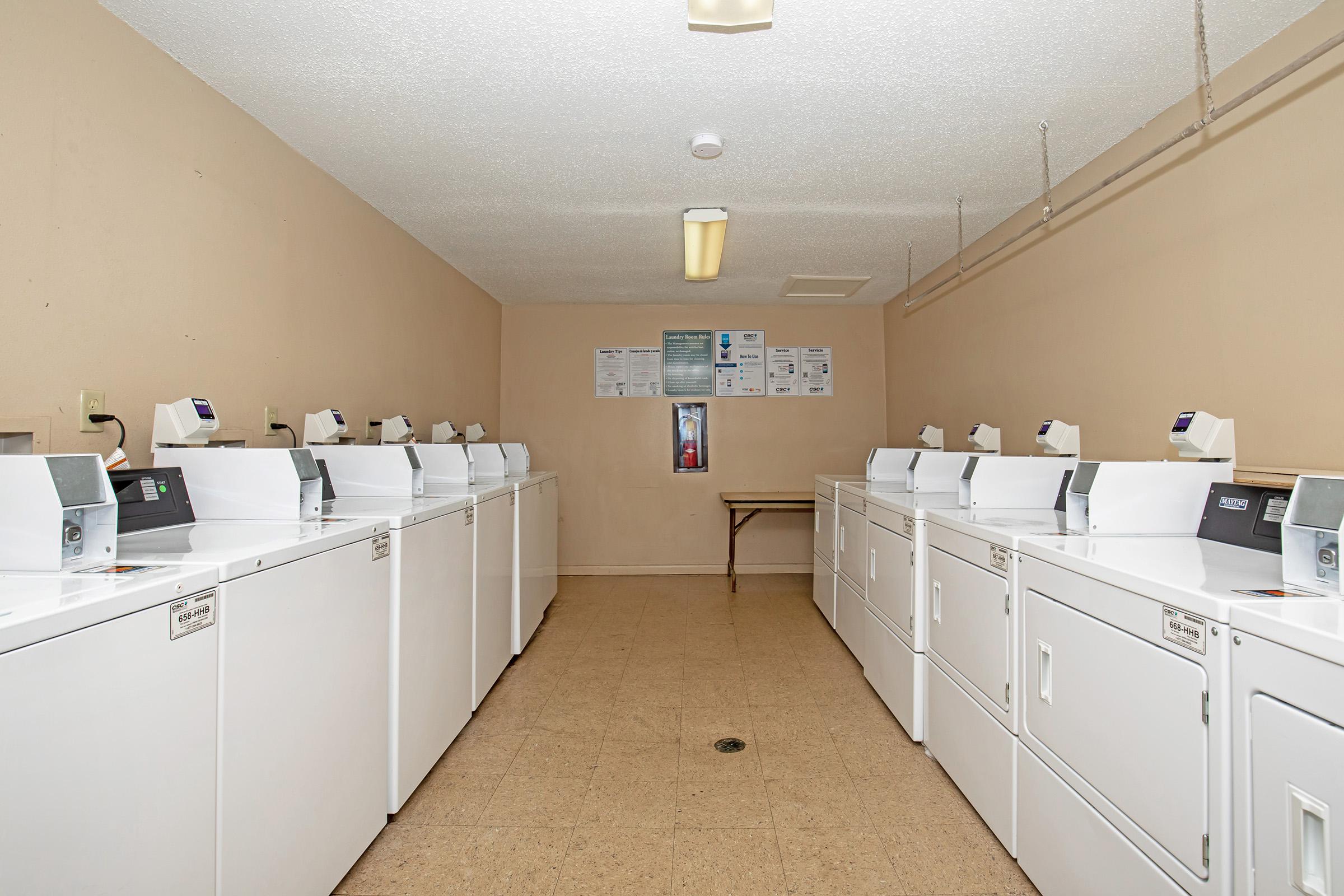 Laundry facility at Innovation Flats