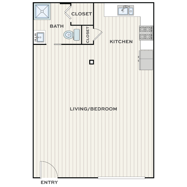 Studio floor plan