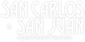 San Carlos and San Juan Apartment Homes ebrochure logo