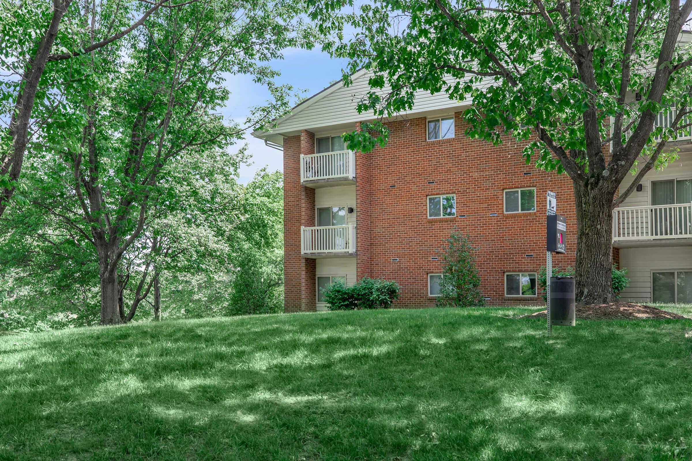 a large lawn in front of a house