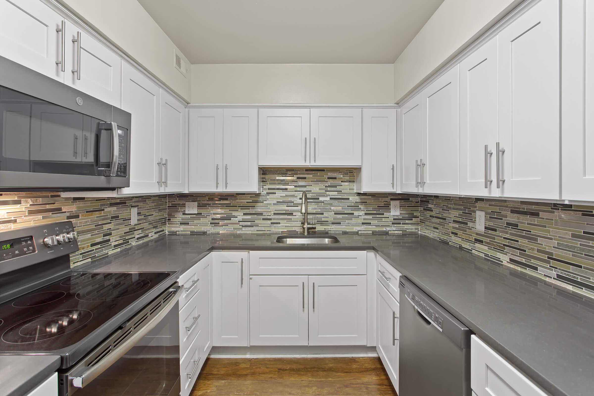 Kitchen at Huntington Square Apartments in Columbia, MD