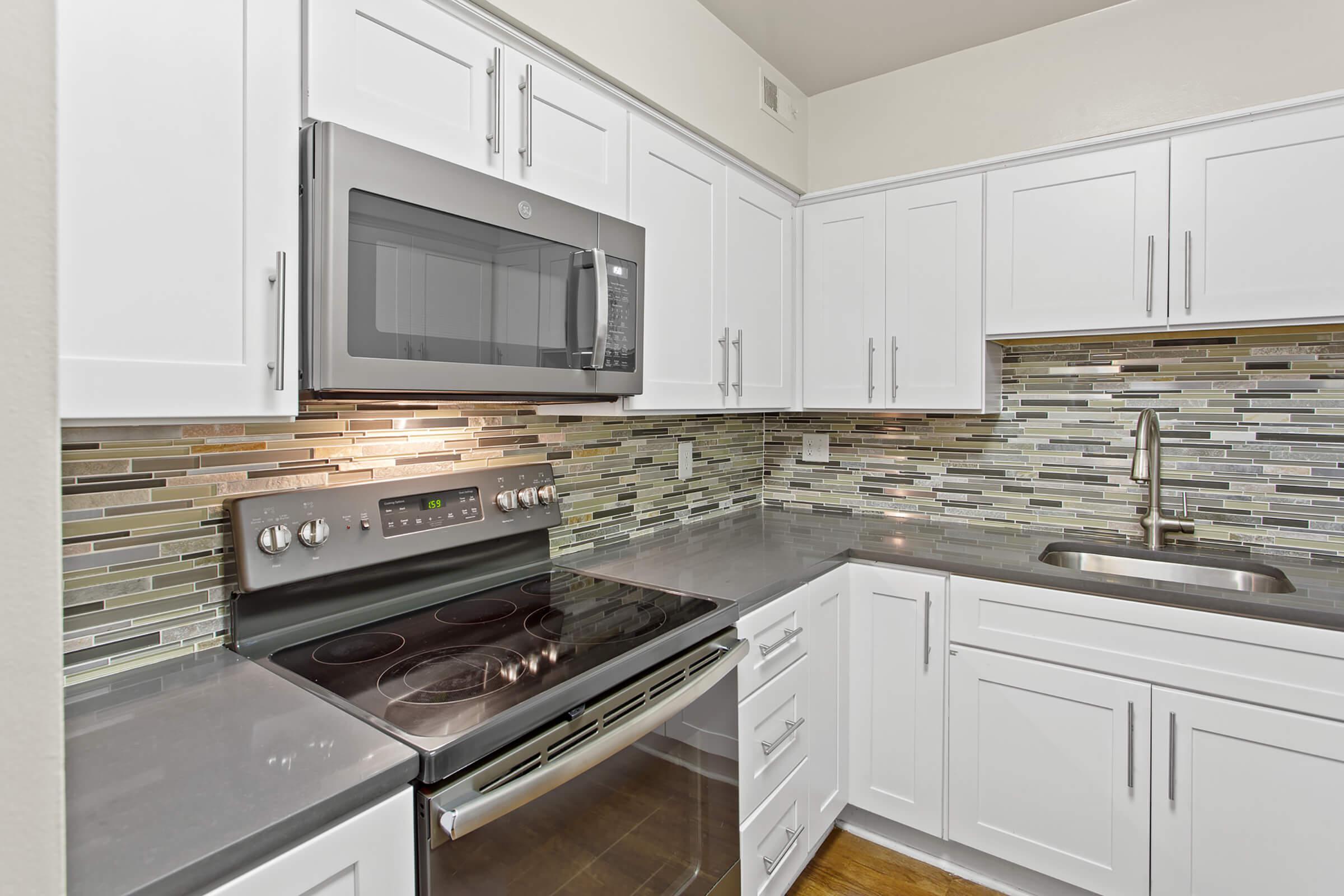 Kitchen at Huntington Square Apartments in Columbia, MD