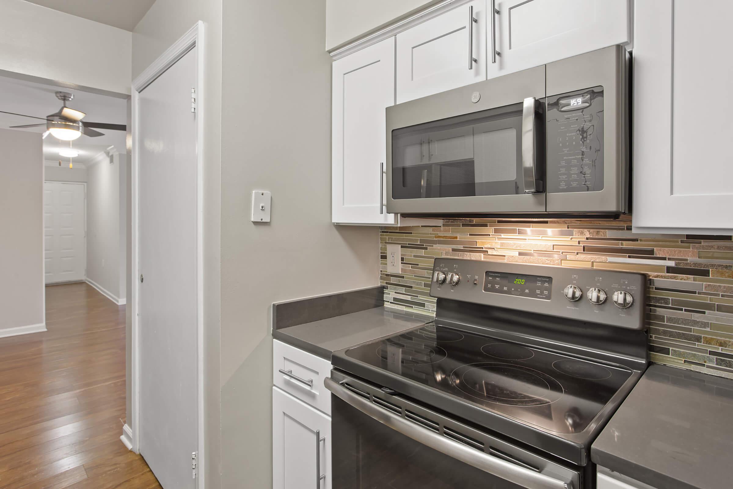 Kitchen at Huntington Square Apartments in Columbia, MD