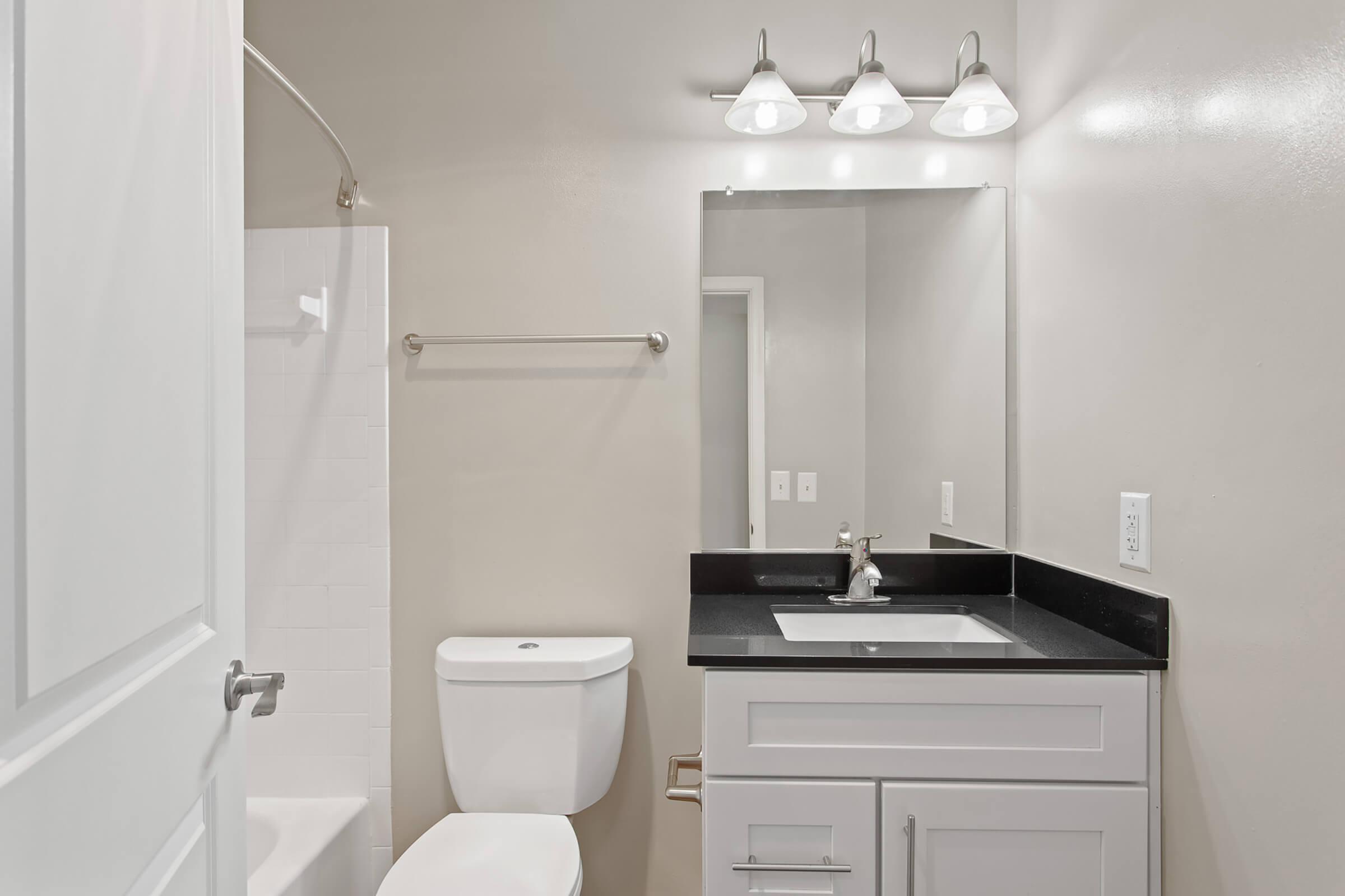 Bathroom at Huntington Square Apartments in Columbia, MD