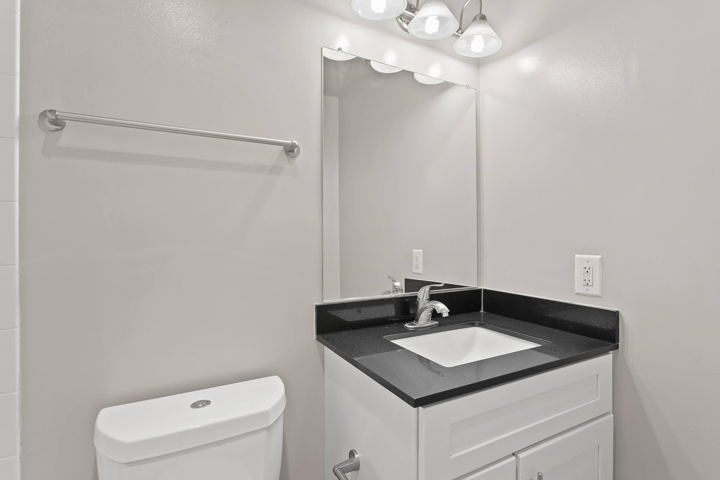 Bathroom at Huntington Square Apartments in Columbia, MD