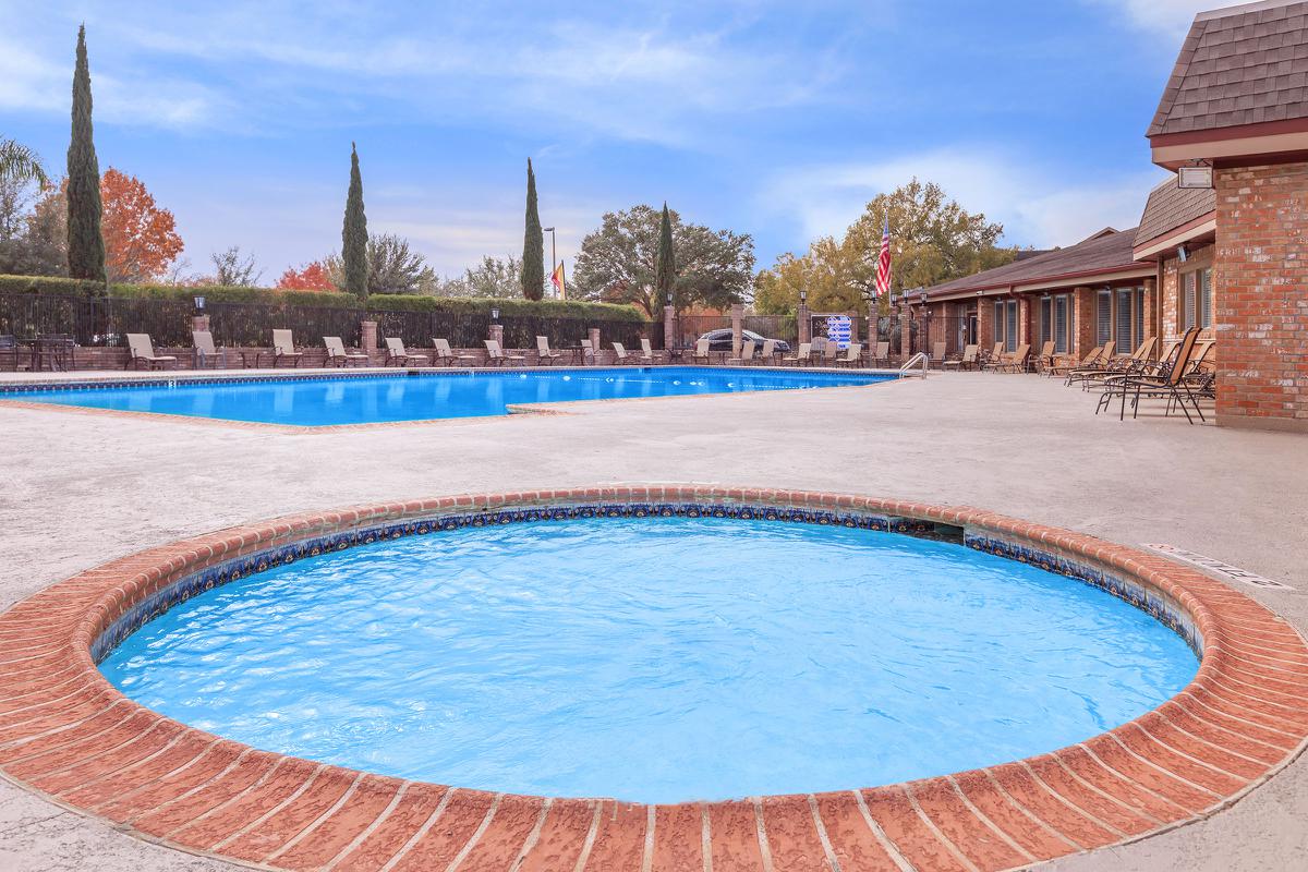 a large pool of water