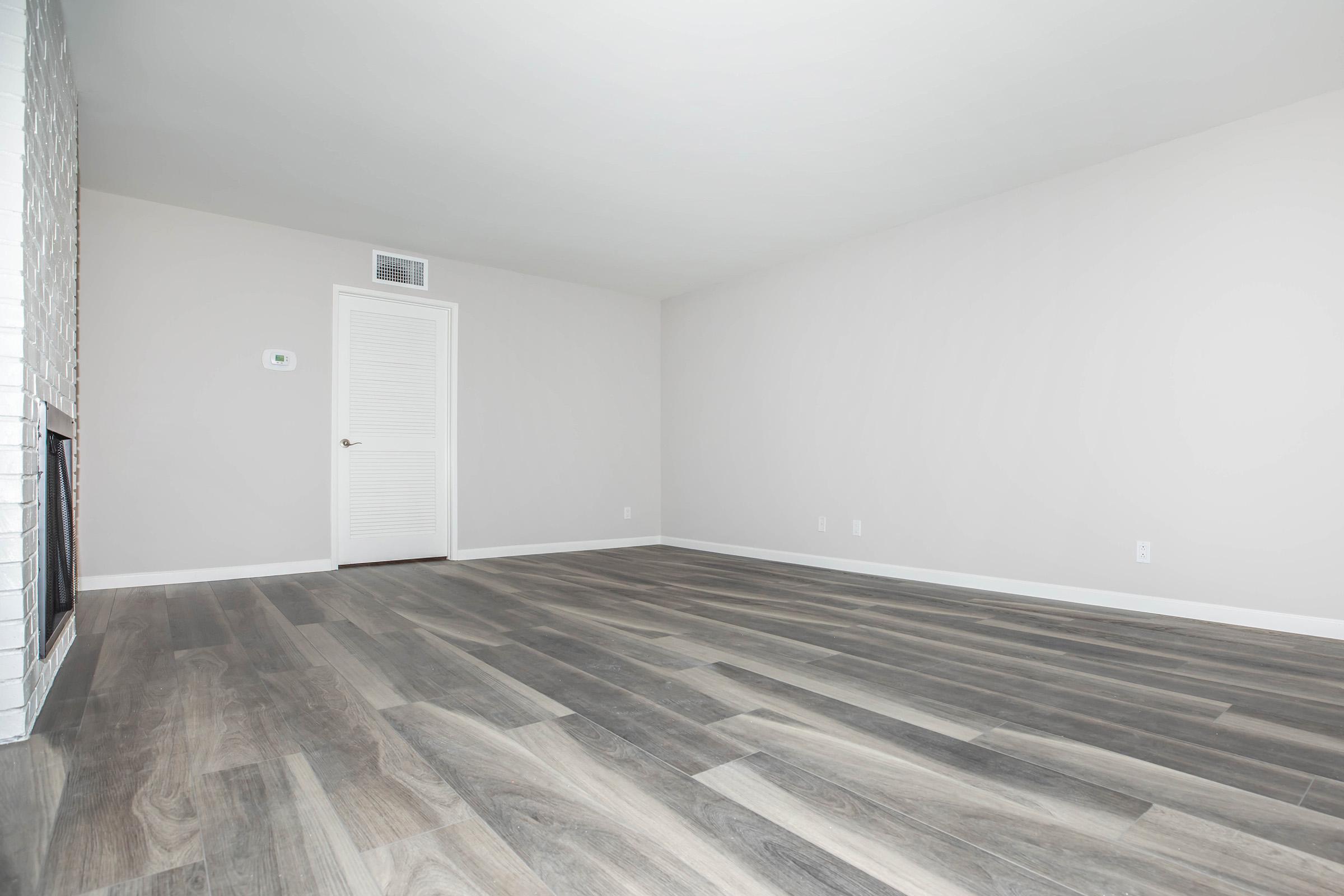 a close up of an empty room