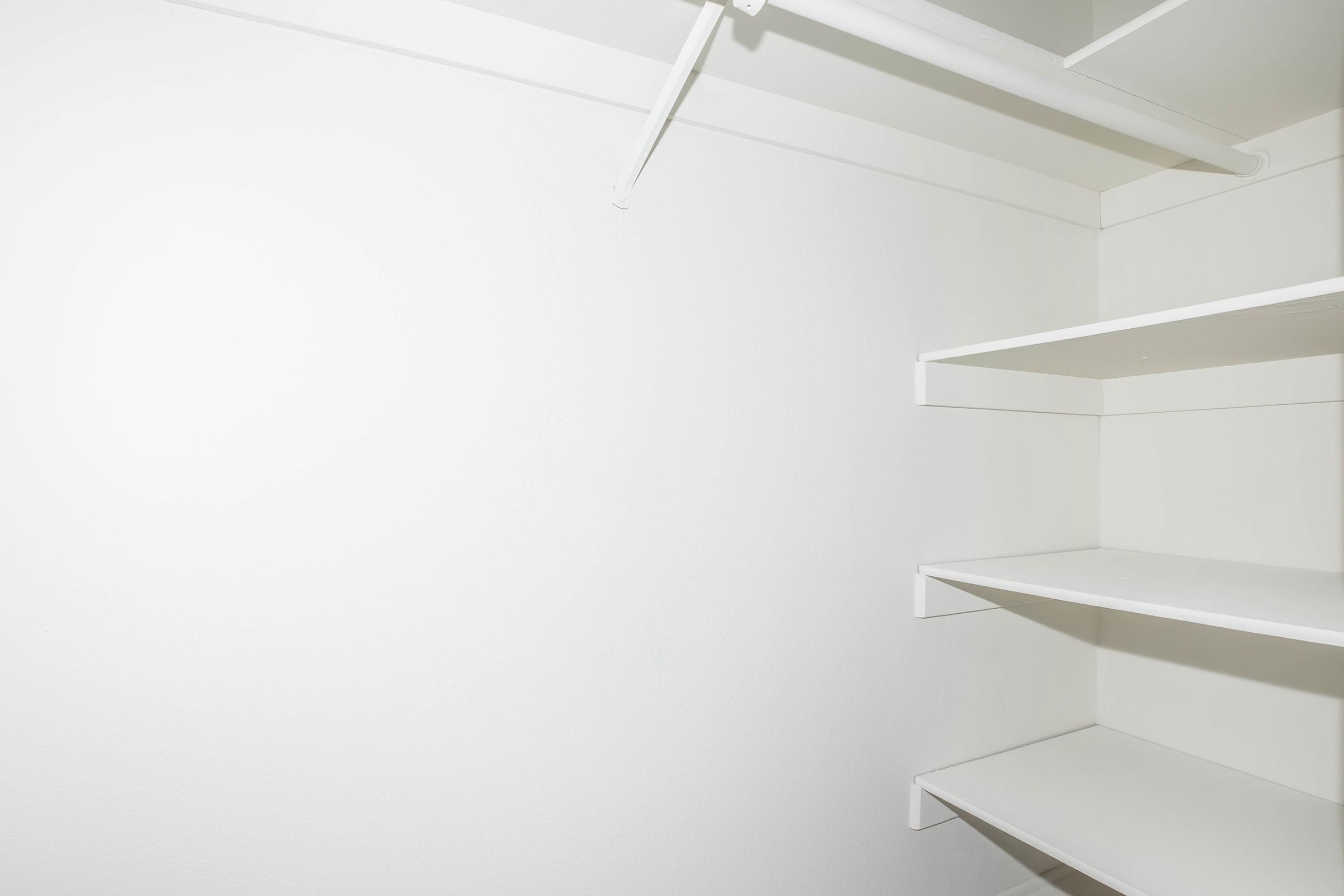 a person in a white room